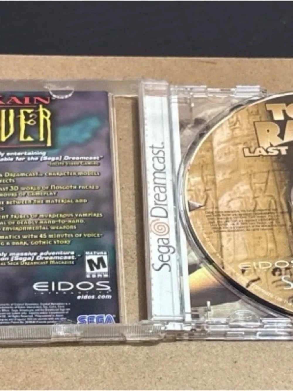 Sega Dreamcast Tomb Raider The Last Revelation Video Game Untested